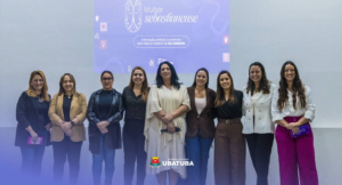 Secretária da Mulher representa Ubatuba em evento em São Sebastião
